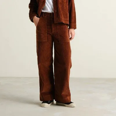 Dedicated DEDICATED Cord Hose Vara Corduroy - Cappuccino Brown