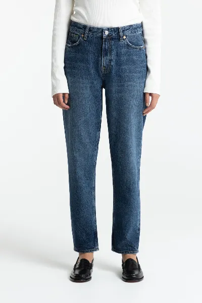 Kings of Indigo Jeans Caroline Cropped Zintare Dark Worn