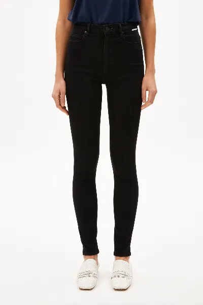 ARMEDANGELS Jeans Ingaa x Stretch Black Night