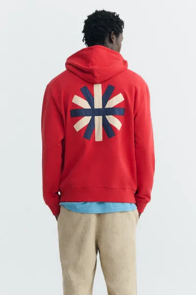 thinking mu Thinking MU Herren vegan Sweatshirt Simon Mit Sonne Patch Rücken