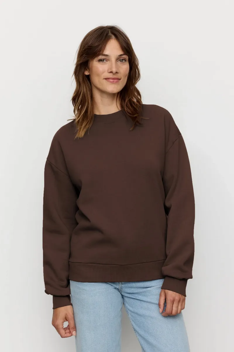 recolution Recolution Damen vegan Sweatshirt Nerine Chocolate