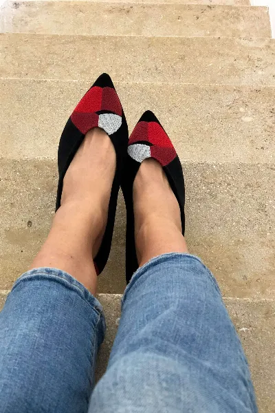 Momoc Momoc Damen vegan Ballerinas Kuss