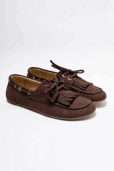 Clotsy Clotsy Damen vegan Loafers Marcela Schokoladenbraun