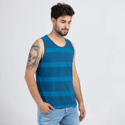 Lexi&Bö Lexi&Bö Melange Stripes Tank Top Herren