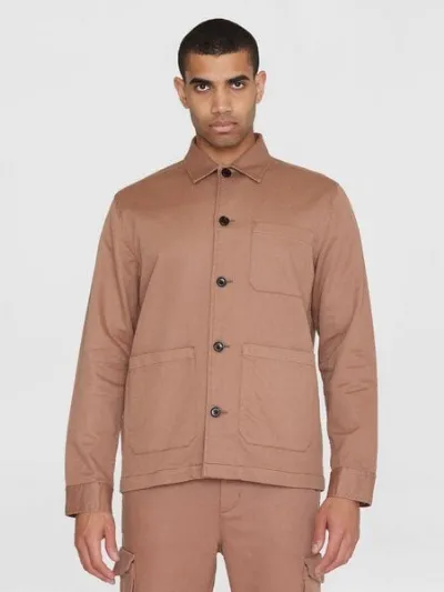 KnowledgeCotton Apparel KnowledgeCotton Apparel Overshirt TWILL aus Bio-Baumwolle