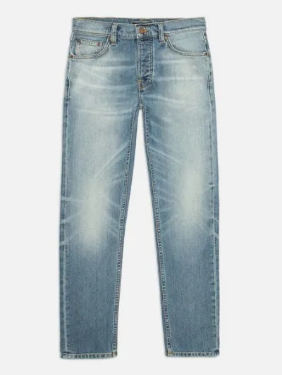 Nudie Jeans Nudie Jeans Solid Ollie Jeans aus Bio-Baumwolle - Salt Water