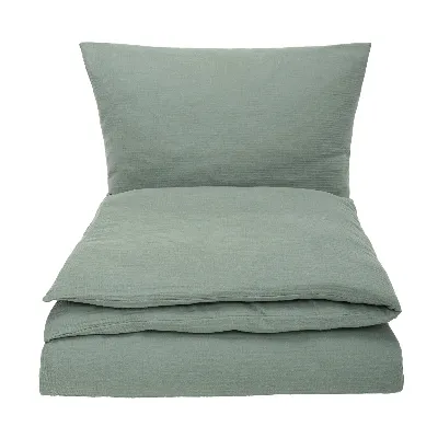 Living Crafts LIVING CRAFTS - Home Bettwäsche-Set, 2-teilig - Grün