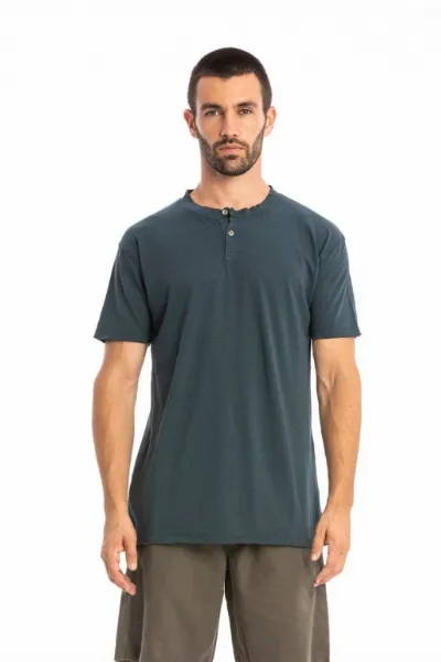 RAVENS VIEW IBIZA RAVENS VIEW IBIZA Herren vegan T-Shirt Dune Ocean Blue