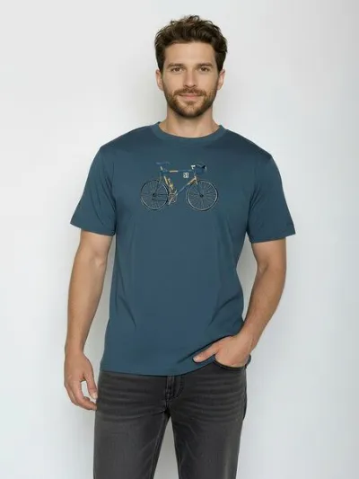 GreenBomb GREENBOMB Knut 2 Fusion - Lässiges Oversize-T-Shirt aus Bio-Baumwolle / hochwertiger Print / GOTS / Fair & Vegan