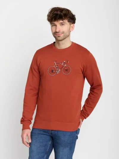 GreenBomb GREENBOMB Bike Jack Simple Wild - Gemütliches Sweatshirt aus Bio-Baumwolle / hochwertiger Print / GOTS / Fair & Vegan