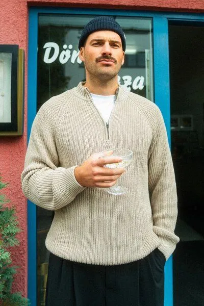 dirts dirts Knit Quarter Zip
