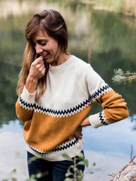 TWOTHIRDS TWOTHIRDS Strickpullover Vegan Sibu aus 100% Premium Baumwolle