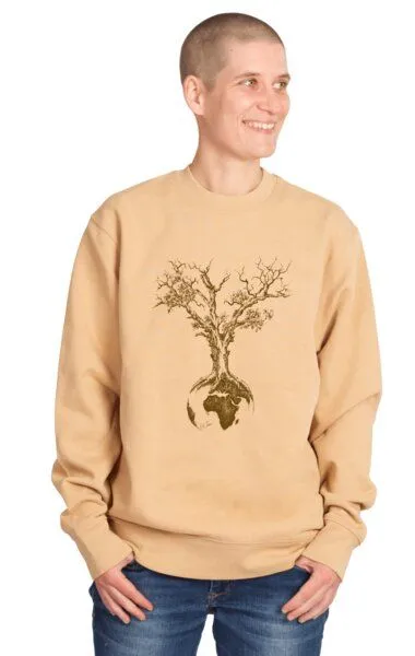 Life-Tree Life-Tree Organic Fairwear Sweater Unisex Weltenbaum