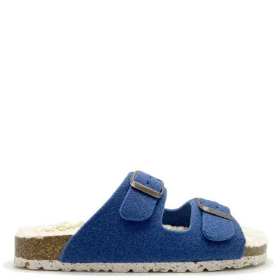 thies Vegane thies ® Recycled Plush PET Bio Sandale aus rec. PET & Biobaumwolle