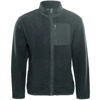 Living Crafts LIVING CRAFTS - Herren Fleece-Jacke - Schwarz