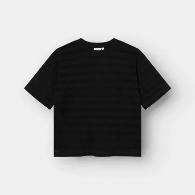 Dedicated DEDICATED T-Shirt Vadstena Lace - Black