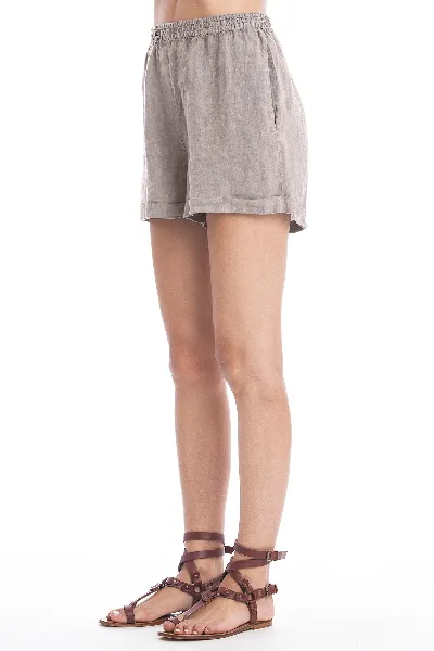 RAVENS VIEW IBIZA RAVENS VIEW IBIZA Damen vegan Shorts Creta Stone Grey