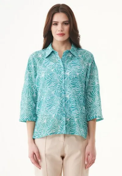 ORGANICATION ORGANICATION Hemdbluse aus Bio-Baumwoll-Voile