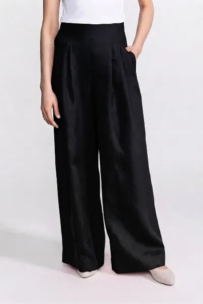 De IONESCU De IONESCU Damen vegan Hose Mit Hoher Taille Deva