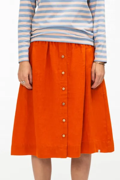 MATONA MATONA Damen vegan Midirock Kürbis