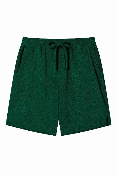 KOMODO KOMODO Herren vegan Shorts Terry Jerry Dschungel Grün