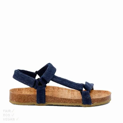 Grand Step Shoes Grand Step Shoes Sandalen Levi Hemp marino