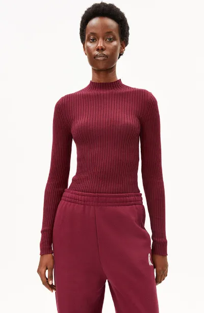 ARMEDANGELS ARMEDANGELS Damen vegan Top Alaania Velvet Red