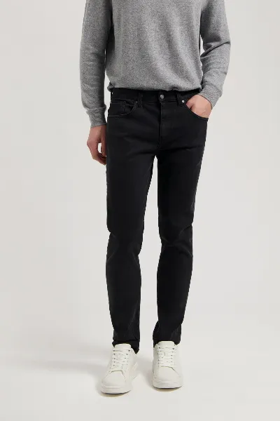 MUD Jeans MUD Jeans Herren vegan Jeans Mid Slim Rick Stone