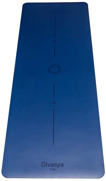 Divasya Divasya Yogamatte Naturkautschuk | rutschfester japanischer Grip | 8 Farben | Gurt & Hülle