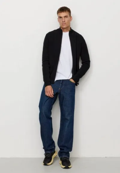 recolution Herren Strickcardigan aus Bio-Baumwolle  - TARRAGON - recolution