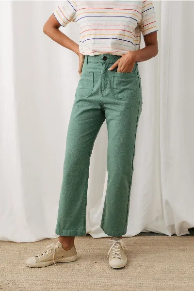 TWOTHIRDS TWOTHIRDS Damen vegan Hose Yunosti Salbei Grün