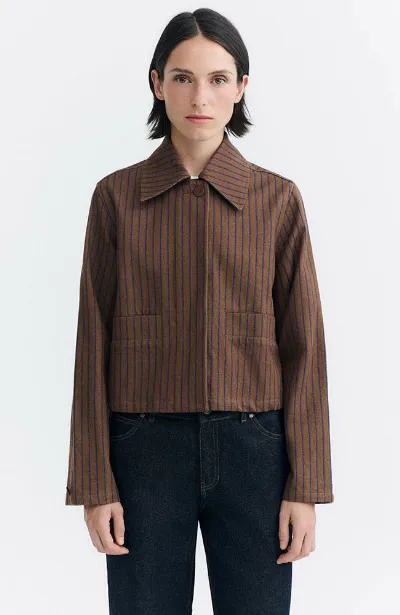 thinking mu Thinking MU Damen vegan Jacke Albin Stripes Astrid
