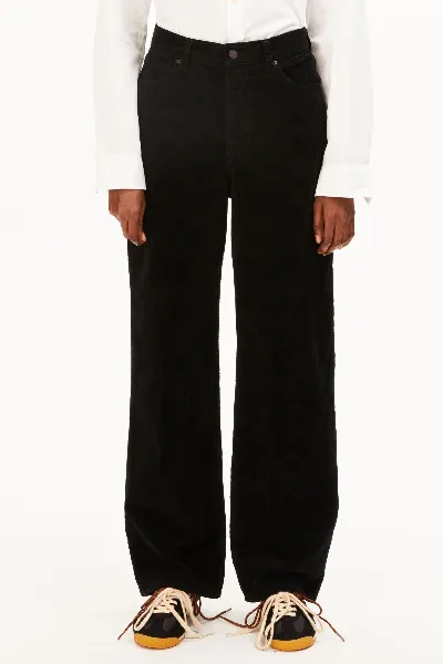 ARMEDANGELS Hose Enijaa High Corduroy Schwarz