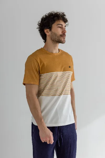 TWOTHIRDS TWOTHIRDS Herren vegan T-Shirt Saint Pierre Senf