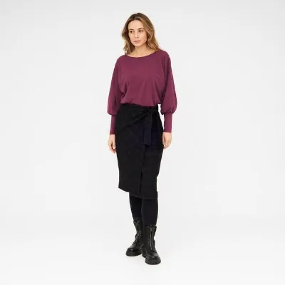 WiDDA berlin WiDDA berlin Longsleeve AVA Beere aus Bio-Baumwolle