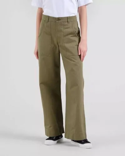 Dedicated DEDICATED Vara Herringbone - Hose aus Biobaumwolle