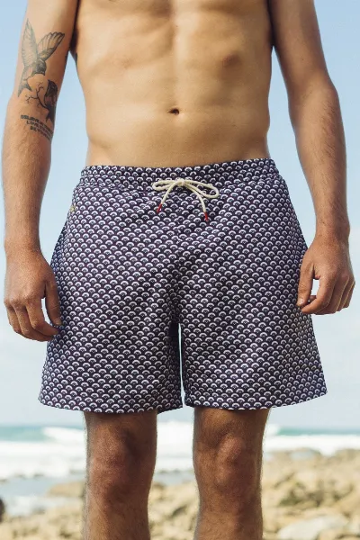 Vanilla Sand Vanilla Sand Herren vegan Badeshorts Pepe Blau