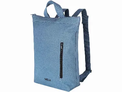 MELA MELA Bio-Hybrid-Rucksack/Umhängetasche 'ANIL', dusty blue