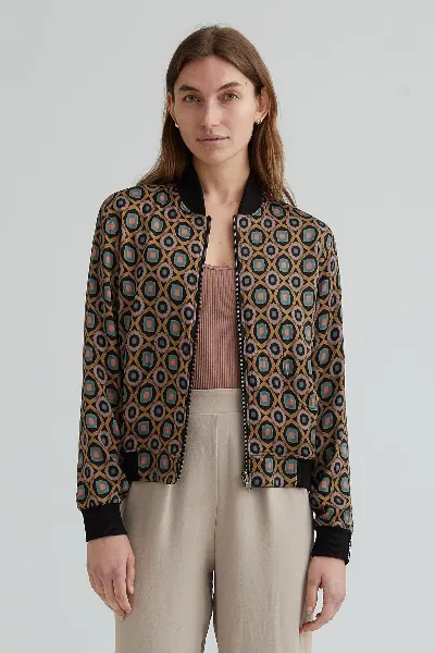Yahmo Yahmo Damen vegan Jacke Bomber Reversible Ruth Kaleidoscope/