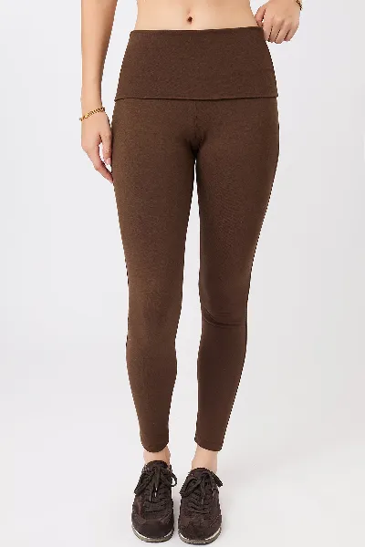 mandala MANDALA Damen vegan Leggings Rolldown Wilderness