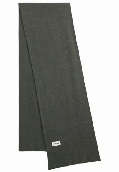 MELA MELA Jacquard Strick Schal Style ASMEE aus 100% Bio-Baumwolle