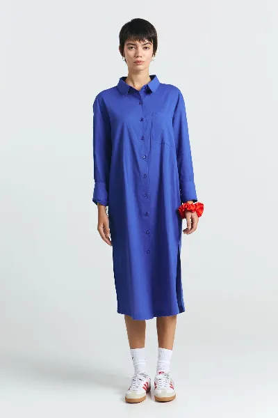 SUITE13LAB SUITE13LAB Damen vegan Kleid Nahuas Klein Blau