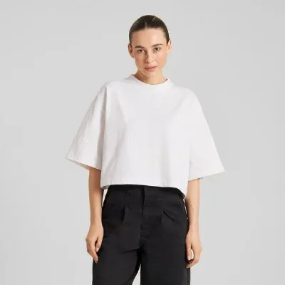 Dedicated DEDICATED Damen T-Shirt - Ljusdal Cropped Boxy Tee