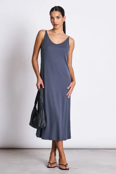 JAN N JUNE JAN 'N JUNE Damen vegan Midikleid Triangle Turbulence
