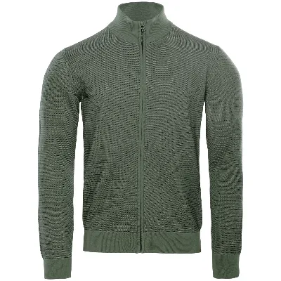 Living Crafts LIVING CRAFTS - Herren Strickjacke - Grün