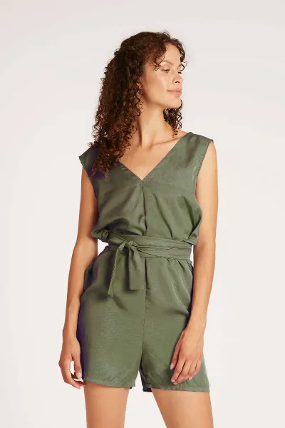 Widda Widda Damen vegan Strampelanzug Enibo Olive