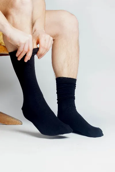 Albero Natur Klassische Socken aus Bio Baumwolle