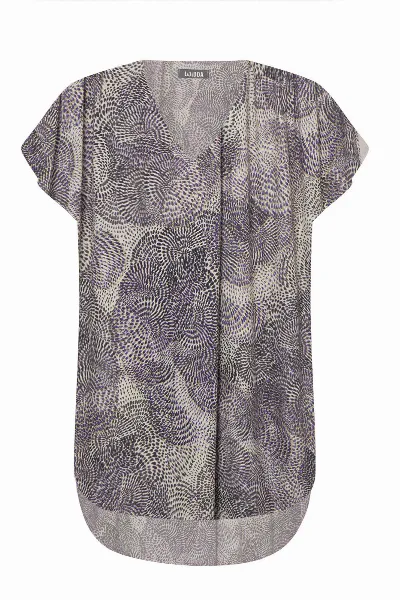 Widda Widda Damen vegan Bluse Beat Radiance Gemustert