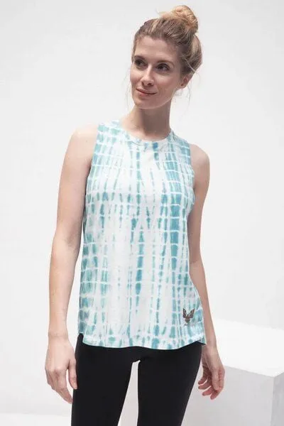 Kismet Yogastyle Kismet Yogastyle SHAKTI TANK BATIK TURQUOISE