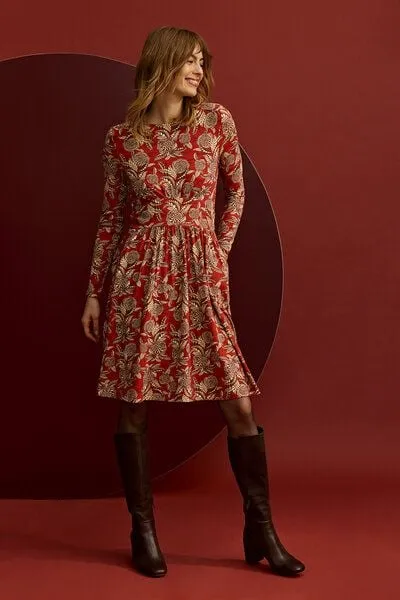 TRANQUILLO TRANQUILLO Feminines EcoVero-Kleid (W25E151)